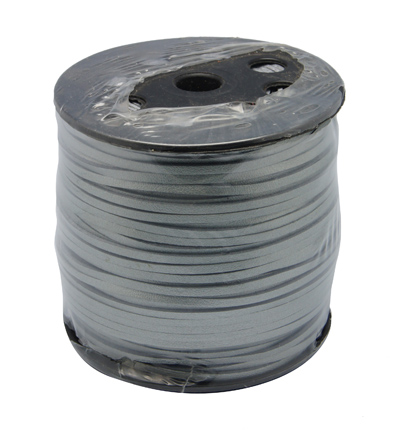 PandaHall Korean Suede Cord, Faux Suede Lace, with PU Leather, Gray, 3x1.5mm, about  100yards/roll Suede Gray