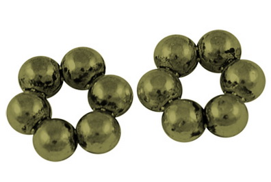 PandaHall Tibetan Style Bead Spacers, Lead Free & Nickel Free & Cadmium Free, Flower, Antique Bronze Color, Size: about 8mm in diameter, 3mm...