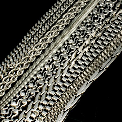 PandaHall 304 Stainless Steel Necklaces, with Lobster Claw Clasps, Stainless Steel Color, 19~22"(48.2cm~55.9cm) Stainless Steel