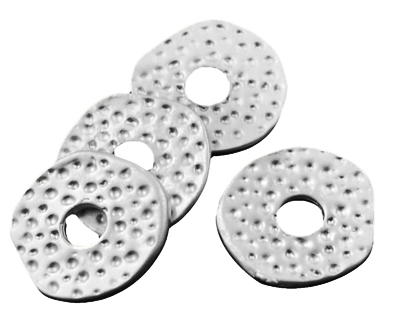 PandaHall Alloy Beads, Lead Free and Cadmium Free and Nickel Free, Donut, Antique Silver, 12mm in diameter, 1mm thick, hole: 3mm Alloy Donut