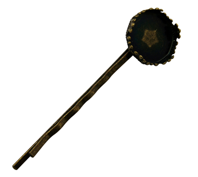 PandaHall Iron Hair Bobby Pin Findings, Antique Bronze Color, 2x63x2mm Iron