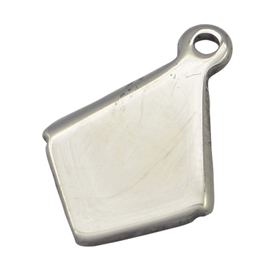 PandaHall 304 Stainless Steel Blank Stamping Tag Pendants, Sword, Size: about 13mm long, 8mm wide, 1mm thick, hole: 1mm Stainless Steel...