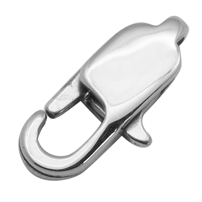 PandaHall 304 Stainless Steel Lobster Claw Clasps, 6x13mm Stainless Steel Others
