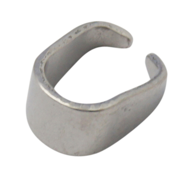 PandaHall 304 Stainless Steel Pinch Bails, Size: about 5.5mm wide, 7mm long, 0.5mm thick Stainless Steel