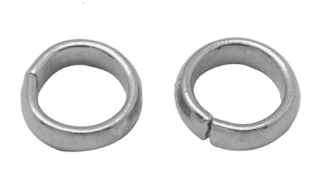 PandaHall 304 Stainless Steel Jump Rings, Close but Unsoldered, Round, Size: about 5~6mm in diameter; about 1~2mm inner diameter, 2mm thick...