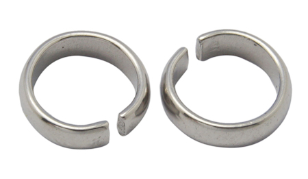 PandaHall 304 Stainless Steel Jump Rings, Unsoldered, Round, Size: about 9mm in diameter, 2.7mm thick; about 3.6mm inner diameter, Hole...