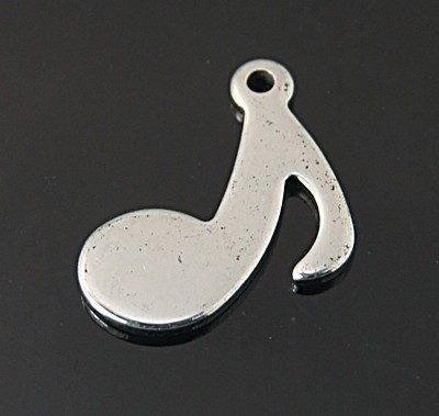 PandaHall 304 Stainless Steel Blank Stamping Tag Pendants, 15x10x1mm, Hole: 1mm Stainless Steel Shoes