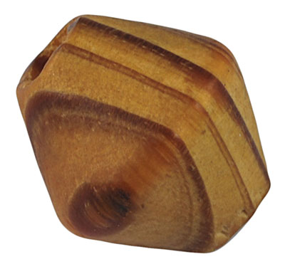 PandaHall Wood Beads, Lead Free, Bicone, BurlyWood, 18mm long, 17mm wide, hole: 4mm Wood Bicone Orange