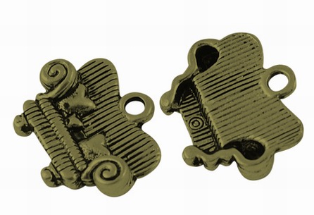 PandaHall Tibetan Style Pendants, Lead Free and Cadmium Free, Antique Bronze, Sofa, 14x16x3mm, Hole: 2mm Alloy Furniture