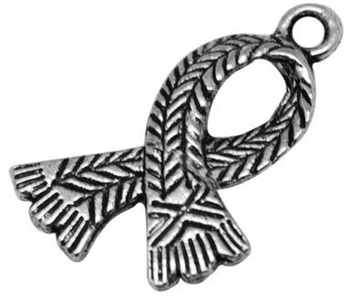 PandaHall Tibetan Style Pendants, Scarf, Antique Silver, Lead Free and Cadmium Free, 24x14x3mm, Hole: 2mm Alloy Clothes