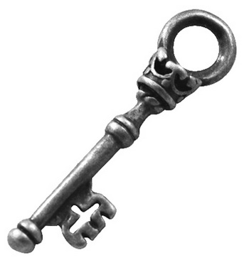 PandaHall Tibetan Style Pendants, Lead Free, Nickel Free and Cadmium Free, Antique Silver, Skeleton Key Pendants, 36x9x6mm, Hole: 5mm Alloy...