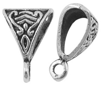 PandaHall Tibetan Style Pendants, Alloy, Cadmium Free & Lead Free, Trapezoid, Antique Silver Color, Size: about 15.5mm long, 10mm wide, 7mm...