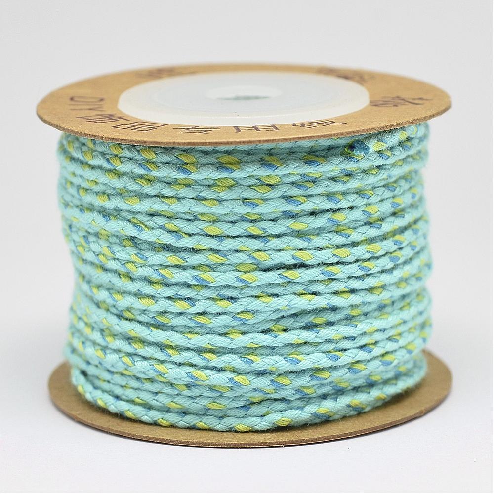 PandaHall Nylon Thread, Colorful, 2mm, about 20yards/roll Nylon