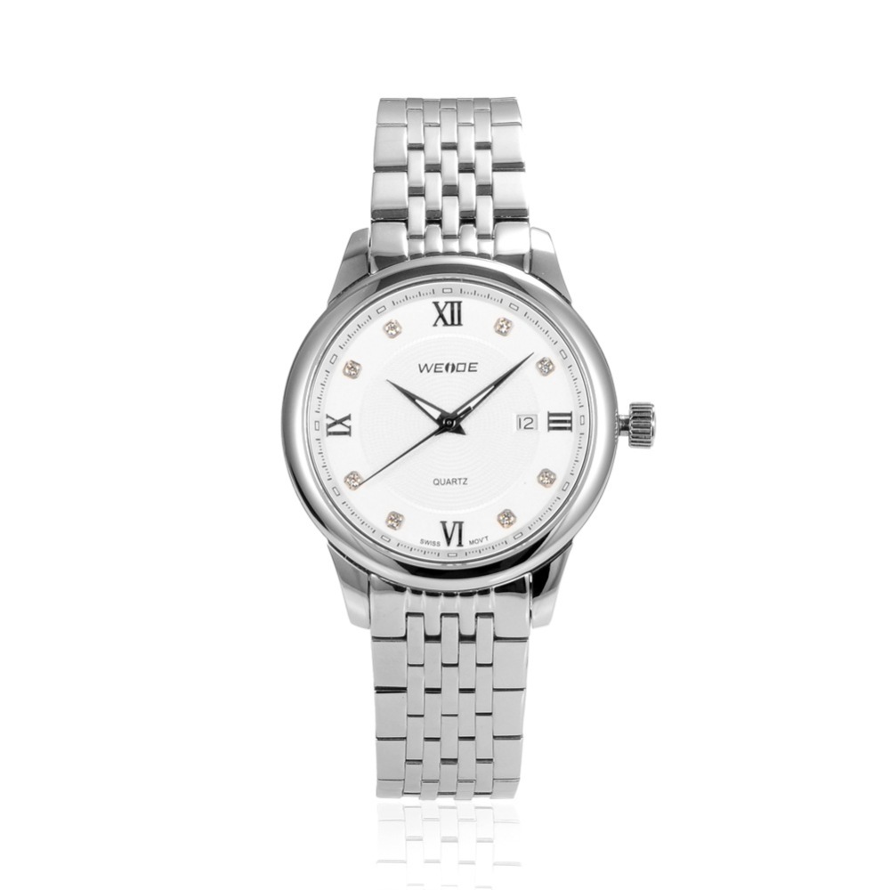 PandaHall High Quality Stainless Steel Diamond-studded Quartz Watches, Stainless Steel Color, 52x68mm; Watch Head: 40x48x10mm; Watch-face...