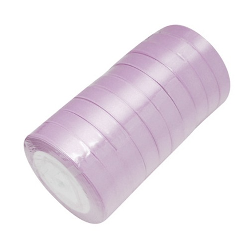 PandaHall Garment Accessories 1/2"(12mm) Satin Ribbon, Lavender, about 1/2"(12mm) wide, 25yards/roll(22.86m/roll) Polyester Purple