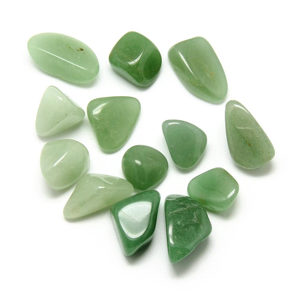 PandaHall Natural Green Aventurine Gemstone Beads, Nuggets, No Hole/Undrilled, 17~34x13~20x7~13mm Green Aventurine Nuggets