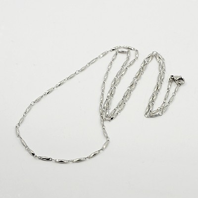 PandaHall 304 Stainless Steel Chain Necklaces, with Lobster Claw Clasps, Stainless Steel Color, 27.5"(70cm) Stainless Steel