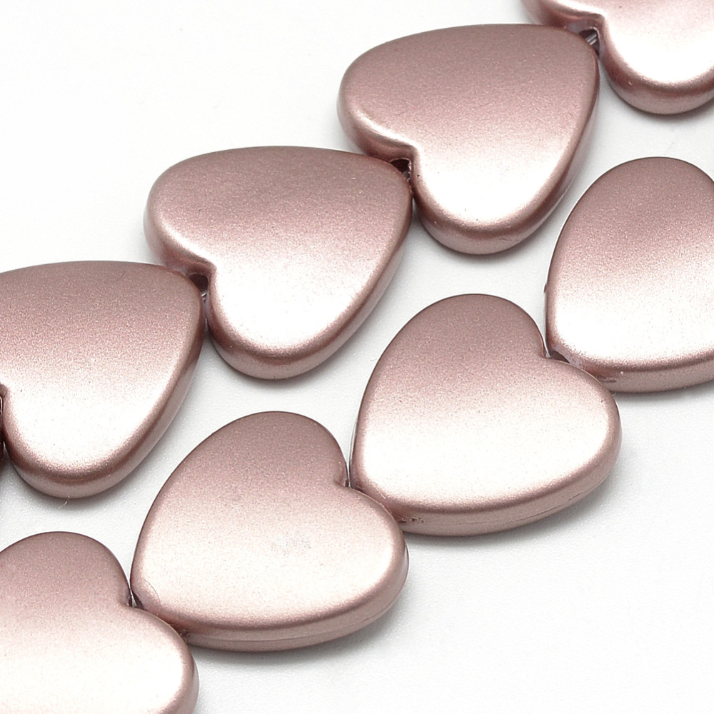 PandaHall Rubberized Style Acrylic Beads, Heart, DarkSalmon, 20x20x6mm, Hole: 2mm Acrylic Heart Red