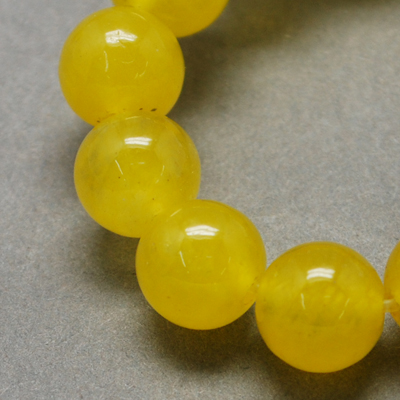 PandaHall Natural Jade Bead Strands, Dyed, Round, Gold, 10mm, Hole: 1mm; about 38pcs/strand, 14.9" Other Jade Round Gold