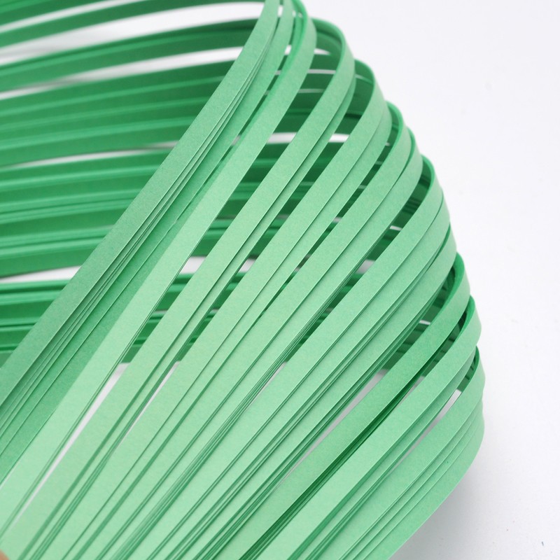 PandaHall Quilling Paper Strips, MediumSpringGreen, 390x3mm; about 120strips/bag Paper Green