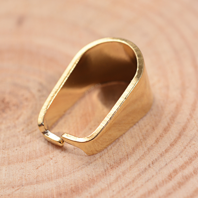 PandaHall 304 Stainless Steel Snap On Bails, Golden, 13x9x1mm Stainless Steel