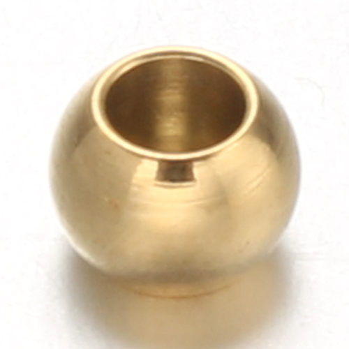 PandaHall 304 Stainless Steel Rondelle Spacer Beads, Golden, 8x6mm, Hole: 3mm Stainless Steel Rondelle