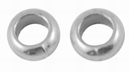 PandaHall Antique Silver Tibetan Style Spacers, Lead Free & Cadmium Free & Nickel Free, Rondelle, about 6mm in diameter, 3mm thick, hole...