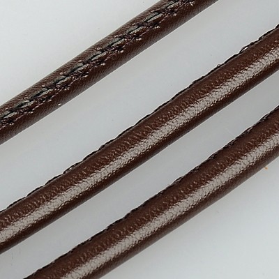PandaHall Imitation Leather Cord, PU Leather, CoconutBrown, 4mm; 100yard/bundle Imitation Leather Brown