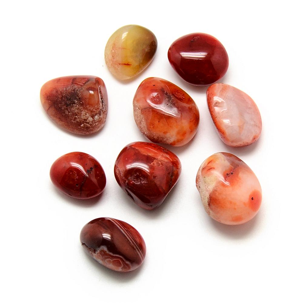 PandaHall Natural Carnelian Stone Gemstone Beads, Nuggets, No Hole/Undrilled, 19~30x15~24x10~19mm Carnelian Nuggets