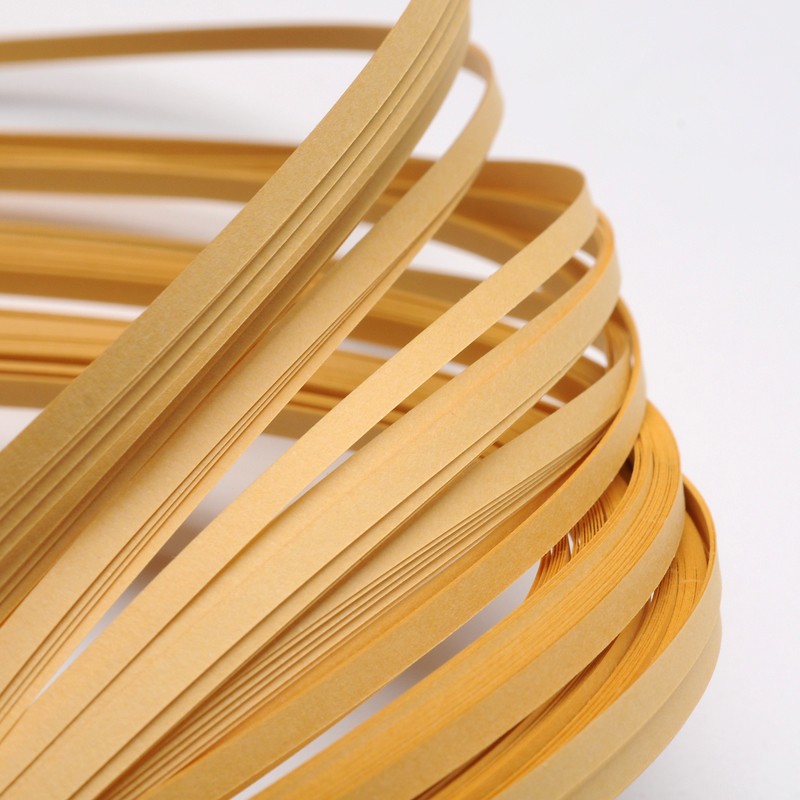 PandaHall Quilling Paper Strips, BurlyWood, 390x3mm; about 120strips/bag Paper Orange