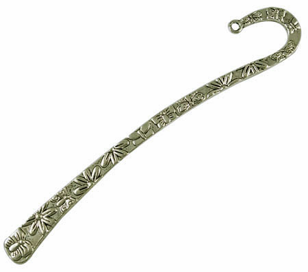 PandaHall Tibetan Style Bookmark, Lead Free,Cadmium Free and Nickel Free, Antique Bronze, Size: about 20mm wide, 124mm long, hole: 2mm Alloy